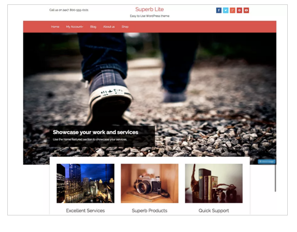 Superblite wordpress theme
